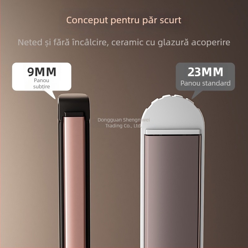 Îndreptător de păr pentru bărbați, 3 în 1: ondulare și netezire, turmalin ceramic, diametru 31 mm, afișaj LCD, 220 V