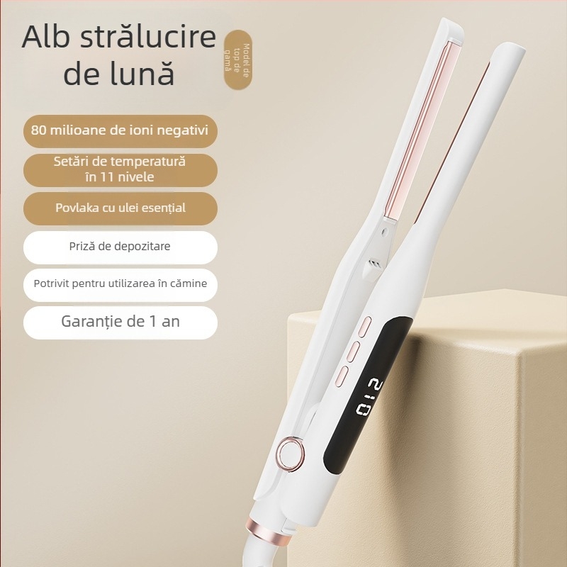 Îndreptător de păr pentru bărbați, 3 în 1: ondulare și netezire, turmalin ceramic, diametru 31 mm, afișaj LCD, 220 V