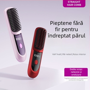 Fier de păr fără fir și ondulator cu încălzire ceramică, 3 trepte de temperatură, 35 W