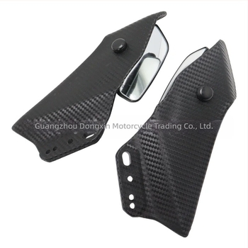 Deflector de vânt pentru oglinda motocicletei — ABS, carcasă turnată prin injecție, oglindă pătrată, compatibil cu CBR650R/400R/500R, YZF-R1M/R6/Tmax (Model: CBR-YZF-TMAX)
