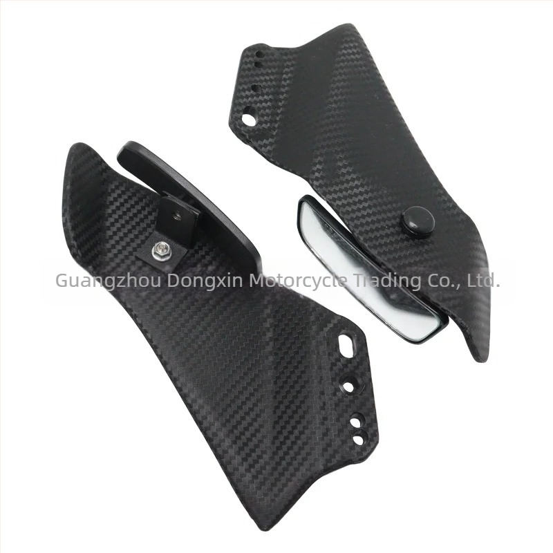 Deflector de vânt pentru oglinda motocicletei — ABS, carcasă turnată prin injecție, oglindă pătrată, compatibil cu CBR650R/400R/500R, YZF-R1M/R6/Tmax (Model: CBR-YZF-TMAX)