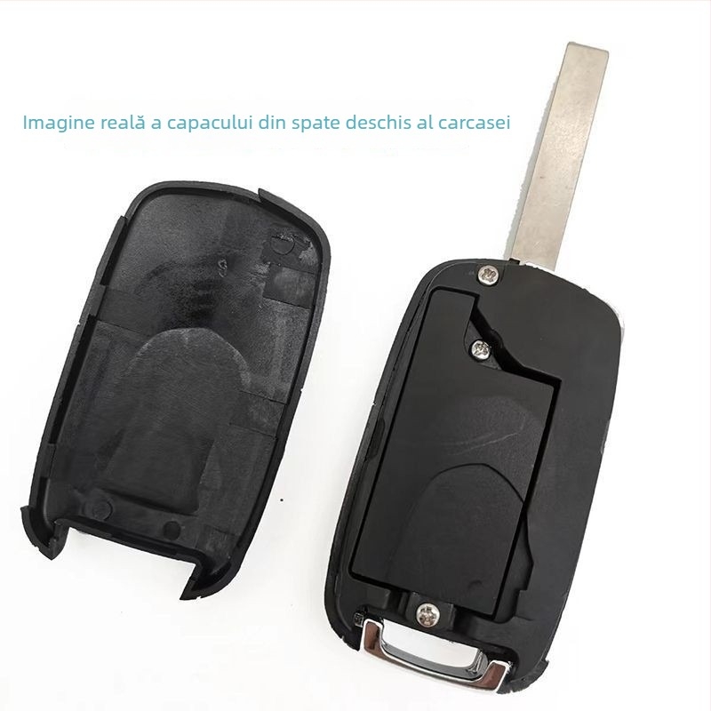 Carcasă pentru cheie pliabilă Wuling Hongguang S1 BV-20 – carcasă ABS; lamă din cupru alb; compatibil cu sistemul Baojun; modelele Hongguang