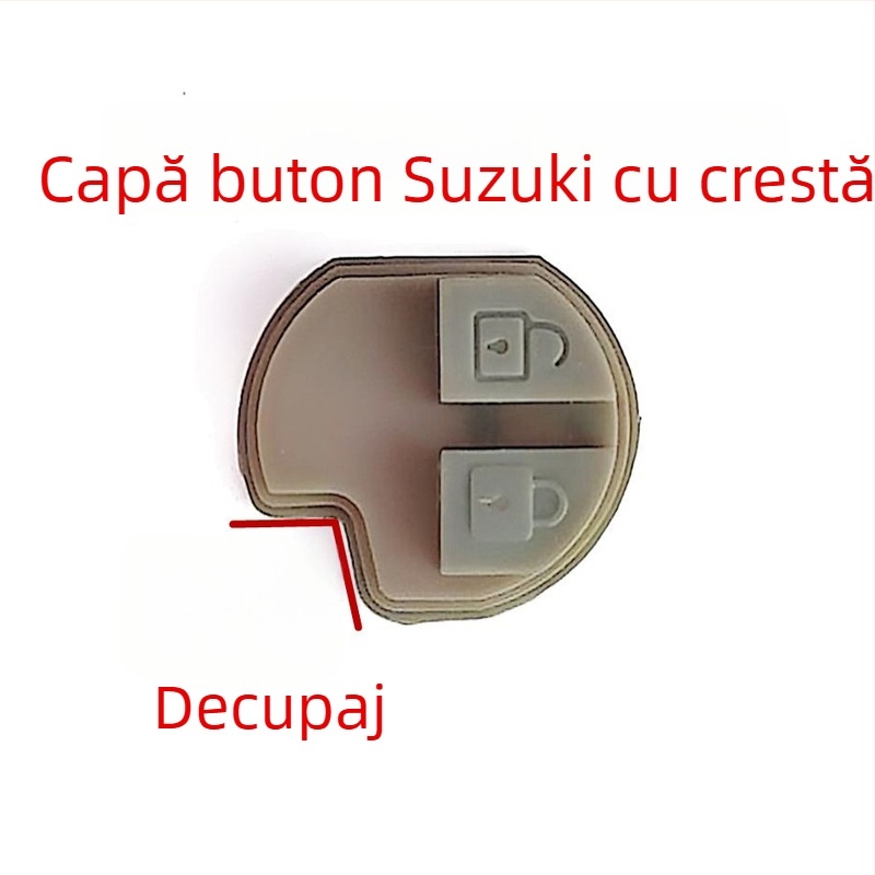 Carcasă de cheie auto pentru Suzuki Swift/ Ignis – model B-209, 2 chei, fără telecomandă, carcasă din plastic de inginerie, lamă din alamă