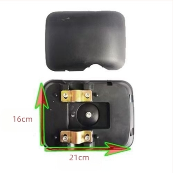 Oglindă retrovizoare pentru camioane grele (Derunman LG1613770051) - compatibil cu Howo, Auman, Foton, Sinotruk HW, 12/24V