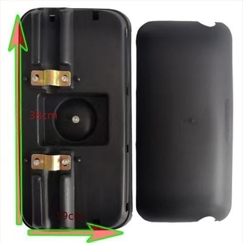 Oglindă retrovizoare pentru camioane grele (Derunman LG1613770051) - compatibil cu Howo, Auman, Foton, Sinotruk HW, 12/24V