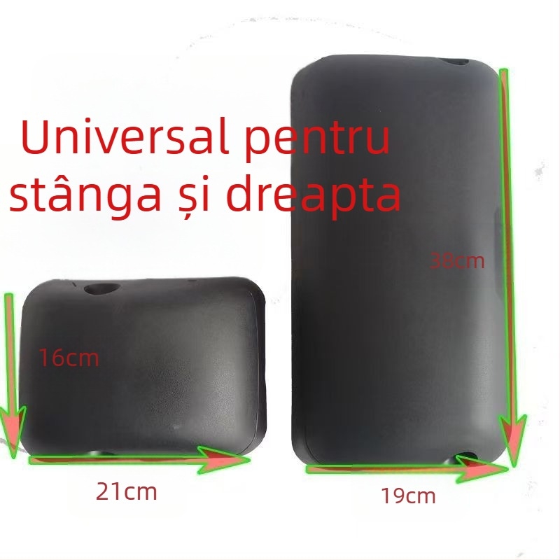 Oglindă retrovizoare pentru camioane grele (Derunman LG1613770051) - compatibil cu Howo, Auman, Foton, Sinotruk HW, 12/24V