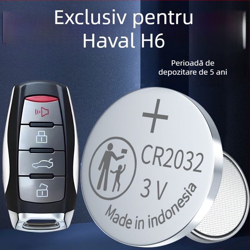 Baterie cheie Haval H6 – baterie cu buton pentru telecomanda H6, generația a 3-a, personalizabil