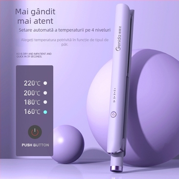 Fier de păr 3 în 1 pentru netezire și ondulare, utilizare umedă/uscată, încălzire PTC 31 mm, 110-240V, 40W