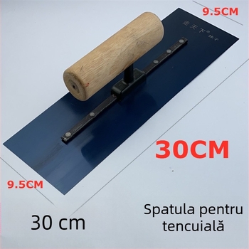 Lopată de chit din oțel inoxidabil pentru tencuieli și netezirea mortarului diatomit
