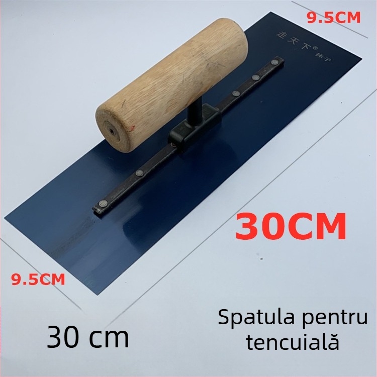 Lopată de chit din oțel inoxidabil pentru tencuieli și netezirea mortarului diatomit