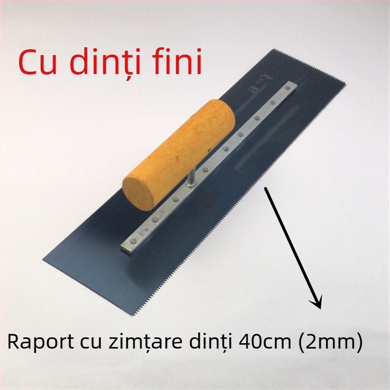 Lopată de chit din oțel inoxidabil pentru tencuieli și netezirea mortarului diatomit