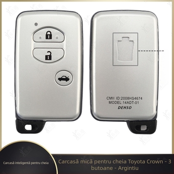 Carcasă card inteligent Toyota Camry/Crown cu 3 butoane; lamă de cheie din cupru; greutate 0,03 kg; cod Ysk 544