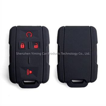 RIFULL husă siliconică pentru cheie GMC/Chevrolet Silverado — carcasă TPU cu acoperire completă, model cu trei butoane, personalizabil