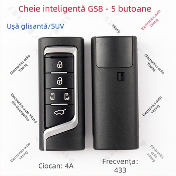 Telecomandă pentru cheia GAC Trumpchi GS8/GM6/GM8 (YKQ349, YKQ350, YKQ351) — control de la distanță