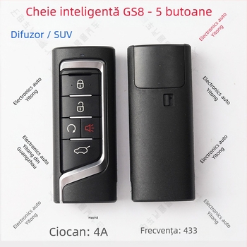 Telecomandă pentru cheia GAC Trumpchi GS8/GM6/GM8 (YKQ349, YKQ350, YKQ351) — control de la distanță