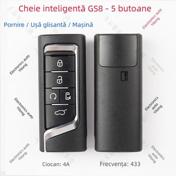 Telecomandă pentru cheia GAC Trumpchi GS8/GM6/GM8 (YKQ349, YKQ350, YKQ351) — control de la distanță