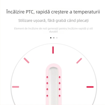 Mini placă de păr duală: îndreptare și ondulare, încălzire ceramică, diametru <15 mm, alimentare prin cablu AC, 20W, 100–240V, pentru păr umed și uscat, control automat al temperaturii