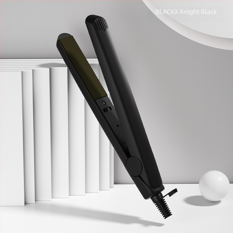 Mini placă de păr duală: îndreptare și ondulare, încălzire ceramică, diametru <15 mm, alimentare prin cablu AC, 20W, 100–240V, pentru păr umed și uscat, control automat al temperaturii