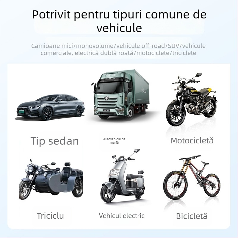 Modul TPMS pentru monitorizarea presiuniei în pneuri cu Bluetooth, monitorizare în timp real a presiunii și temperaturii prin aplicație mobilă, interval 0-230 psi, înaltă precizie