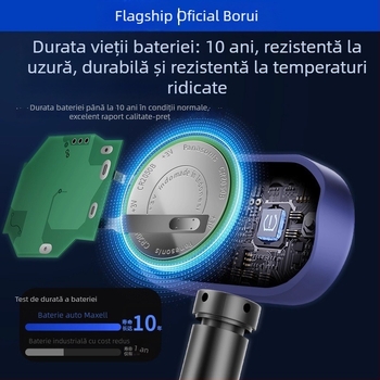 Sistem de monitorizare a presiuniei pneurilor pentru Tesla – înaltă precizie, afișaj dual, încorporat, model TSL, 0–5,8 bar