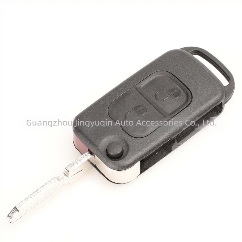 Carcasă pentru cheia Mercedes-Benz pliabilă – înlocuire carcasă, Hu64/39; lamă cheie: cupru; carcasă din plastic tehnic; greutate 35 g