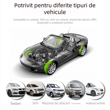 Sistem ascuns de monitorizare a presiuniei pneurilor, wireless, alimentat solar, încorporat, cu afișaj digital, senzor electronic, 0-3,5 bar, precizie înaltă, compact