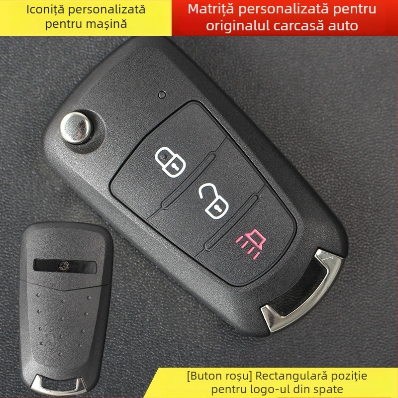 Carcasă cheie auto Tengyi C30 – corp din plastic, lamă metalică, fără telecomandă