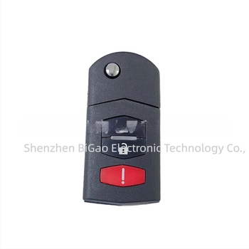 Carcasă pentru cheia auto Mazda 2/3/4 – 4 butoane, plastic ABS, compatibil cu modelul Mazda-4-3