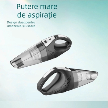  aspirator portabil fără fir pentru părul animalelor de companie, cap de perie anti-acarieni, utilizare umedă și uscată, baterie litiu încorporată 2001–2500mAh, 120W