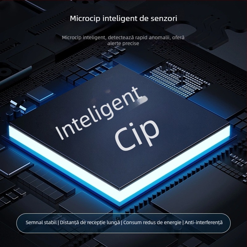 Monitor portabil pentru presiunea pneurilor, alimentat cu energie solară, fără fir, cu afișaj extern de timp