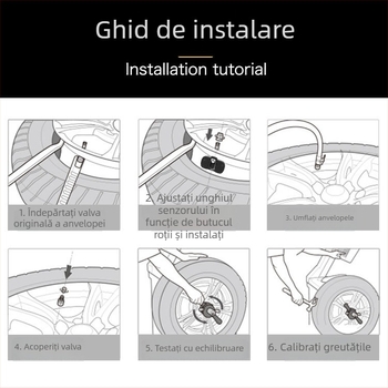 TPMS Bluetooth 5.0 Sistem de monitorizare a presiuniei pneurilor cu afișaj pe telefonul mobil (Instrument de diagnoză a defecțiunilor auto; presiune în pneuri încorporată; mai multe modele)