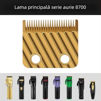 Mașină de tuns păr electrică cu baterie încorporată 1000–1200 mAh, autonomie 1–3 h, lamă din oțel inoxidabil, impermeabilă, capul lamelor lavabil