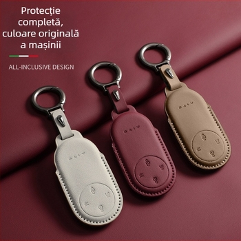 Husă de chei pentru Huawei Wenjie M5, M9, S9 și M7 - velur - stil simplu - Nancheng