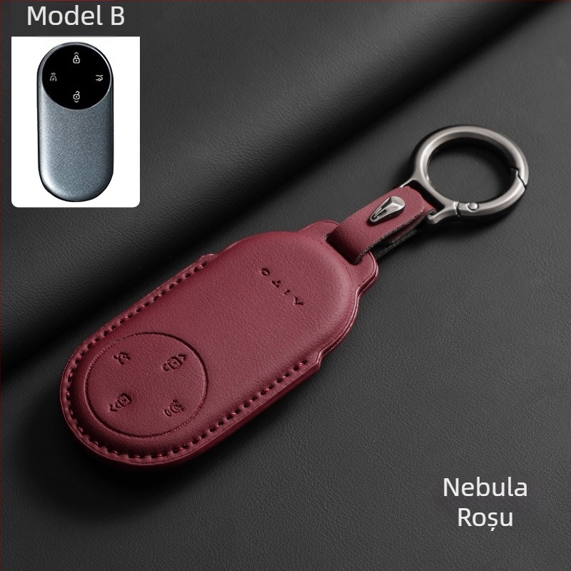 Husă de chei pentru Huawei Wenjie M5, M9, S9 și M7 - velur - stil simplu - Nancheng