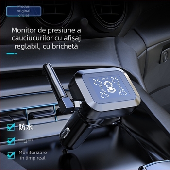 Sistem TPMS Rhonda S886 — Monitor de presiune în pneuri pentru patru roți cu afișaj digital încorporat, precizie înaltă 0–6 bar