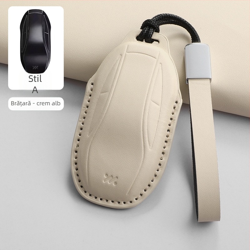 Abiaochep husă PU pentru cheie Zhiji LS7 – compatibilă cu 23 de modele Zhiji LS7 și ediția L7 Angel Wheel, stil minimalist