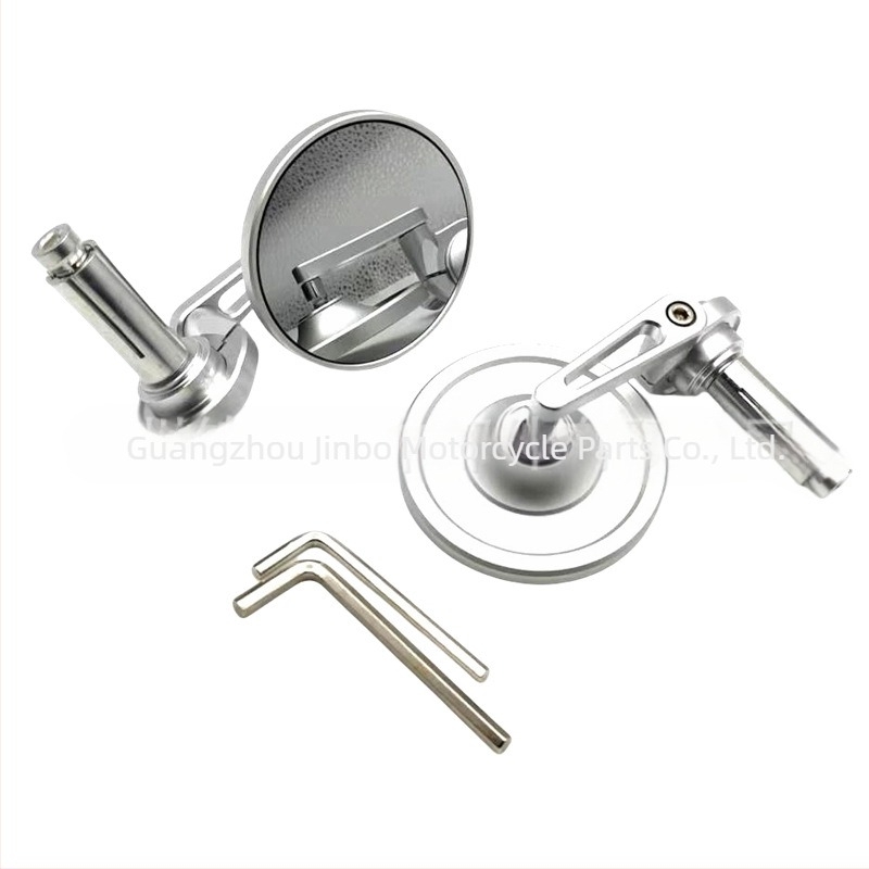 Oglindă retrovizoare motocicletă universală, rotundă, din aliaj de aluminiu, model 6023