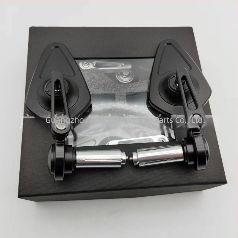 Oglindă retrovizoare motocicletă universală, rotundă, din aliaj de aluminiu, model 6023