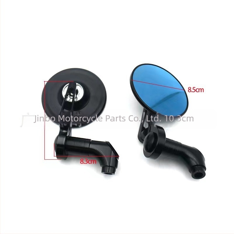 Oglindă retrovizoare motocicletă universală, rotundă, din aliaj de aluminiu, model 6023