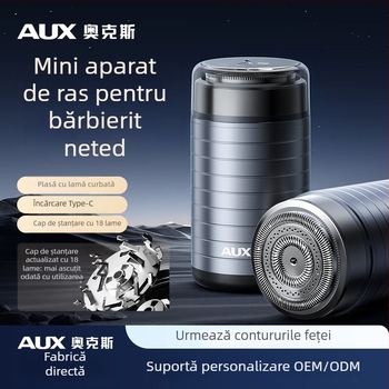 Aparat de ras electric cu cap rotativ cu 3 lame și cap plutitor, autonomie peste 60 de minute, timp de încărcare 2 ore