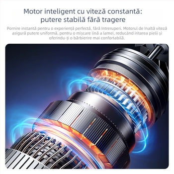 Aparat de ras electric cu cap rotativ cu 3 lame și cap plutitor, autonomie peste 60 de minute, timp de încărcare 2 ore