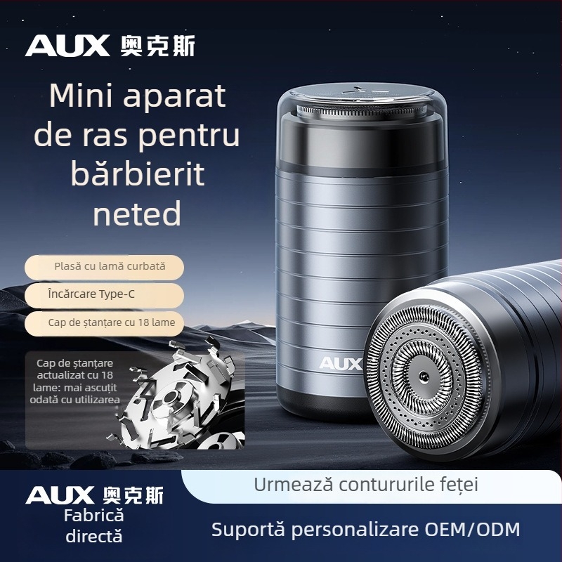 Aparat de ras electric cu cap rotativ cu 3 lame și cap plutitor, autonomie peste 60 de minute, timp de încărcare 2 ore