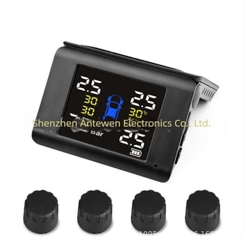 Sistem TPMS pentru monitorizarea presiunii în pneuri, afișaj digital, model B01, înaltă precizie, potrivit pentru sedanuri și SUV-uri