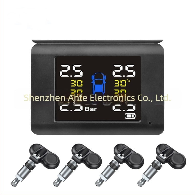 Sistem TPMS pentru monitorizarea presiunii în pneuri, afișaj digital, model B01, înaltă precizie, potrivit pentru sedanuri și SUV-uri