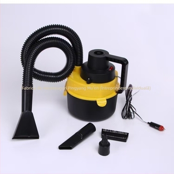 Aspirator auto portabil – pentru utilizare umedă și uscată, 60 W, cablu de aproximativ 2 m, duză plată, cutie de praf