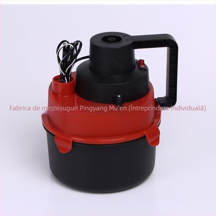 Aspirator auto portabil – pentru utilizare umedă și uscată, 60 W, cablu de aproximativ 2 m, duză plată, cutie de praf