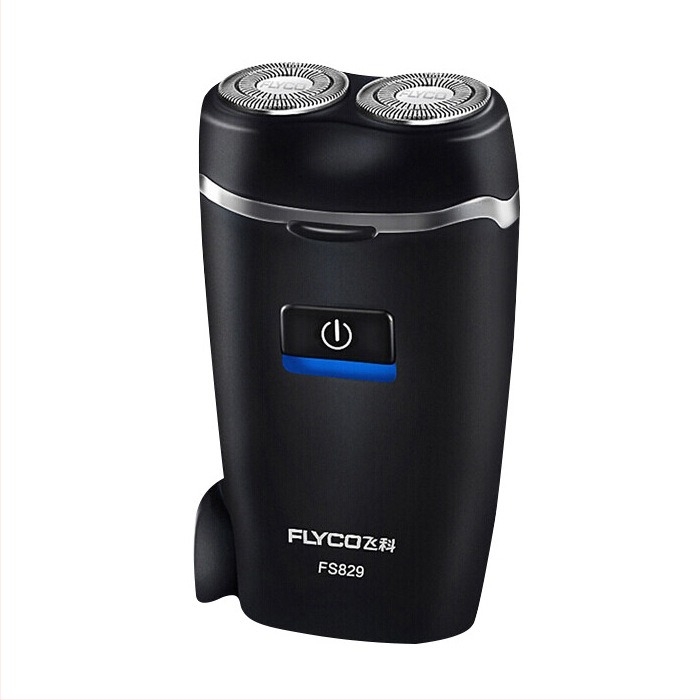 Flyco FS829 Aparat de ras electric, cap rotativ dublu, reîncărcabil cu baterie încorporată, cap detașabil și lavabil, autonomie 45-60 min