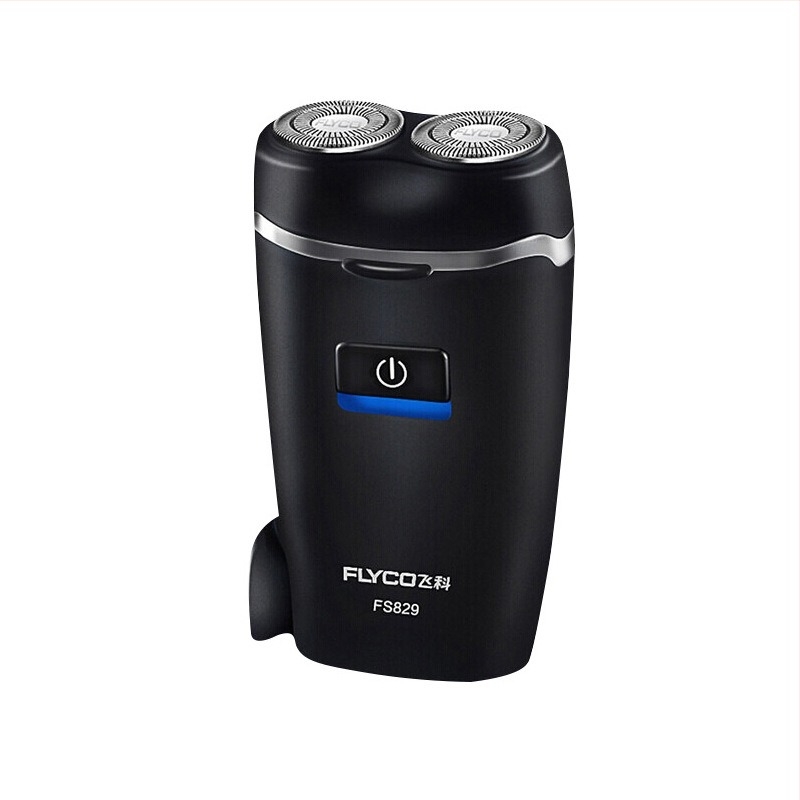 Flyco FS829 Aparat de ras electric, cap rotativ dublu, reîncărcabil cu baterie încorporată, cap detașabil și lavabil, autonomie 45-60 min