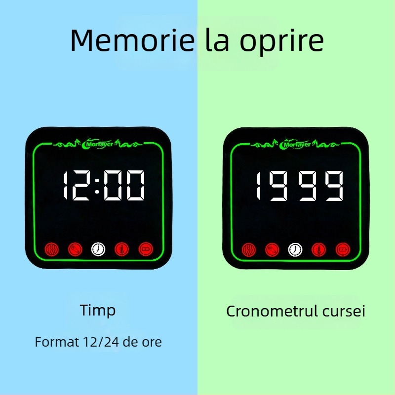 TPMS pentru motociclete — opt în unu, monitor extern de presiune, afișaj digital, precizie înaltă, compatibil cu 12V, model Yl-m6363, monitorizarea temperaturii apei și a aerului