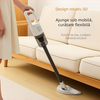 Aspirator fără fir pentru uz casnic și auto, eliminarea acarienilor, curățarea părului de animale, aspirație puternică 20.000 Pa, 300 W, sterilizare, curățare umedă și uscată